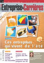 Couverture magazine Entreprise et carrières n° 915
