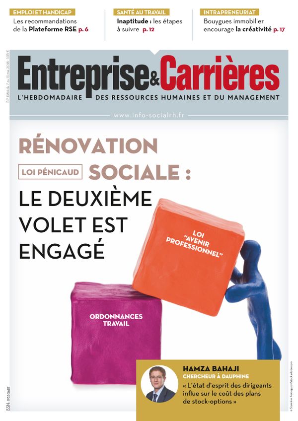 Couverture magazine Entreprise et carrières n° 1384