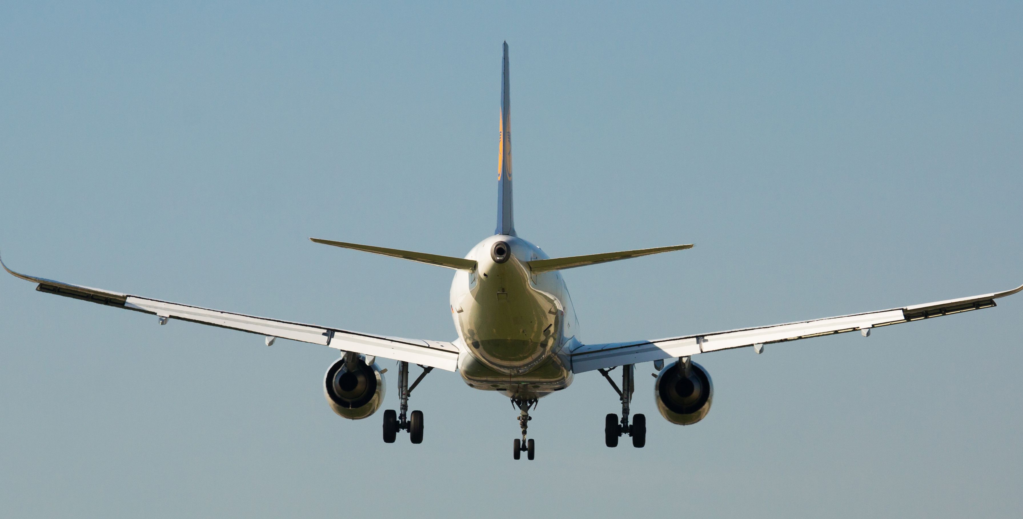 Lufthansa Airlines plane landing