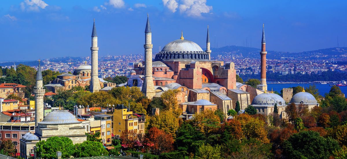 Hagia Sophia basilica in Istanbul city, Turkey