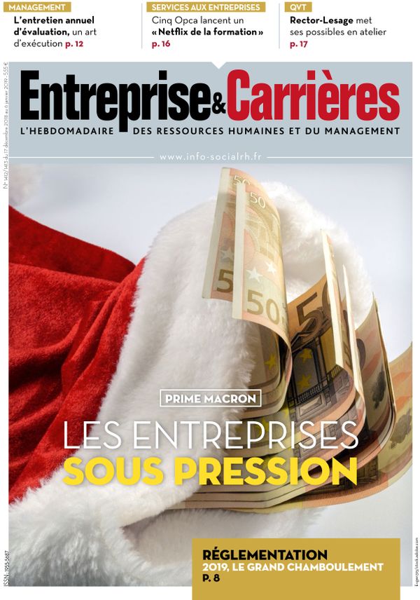 Couverture magazine Entreprise et carrières n° 1412