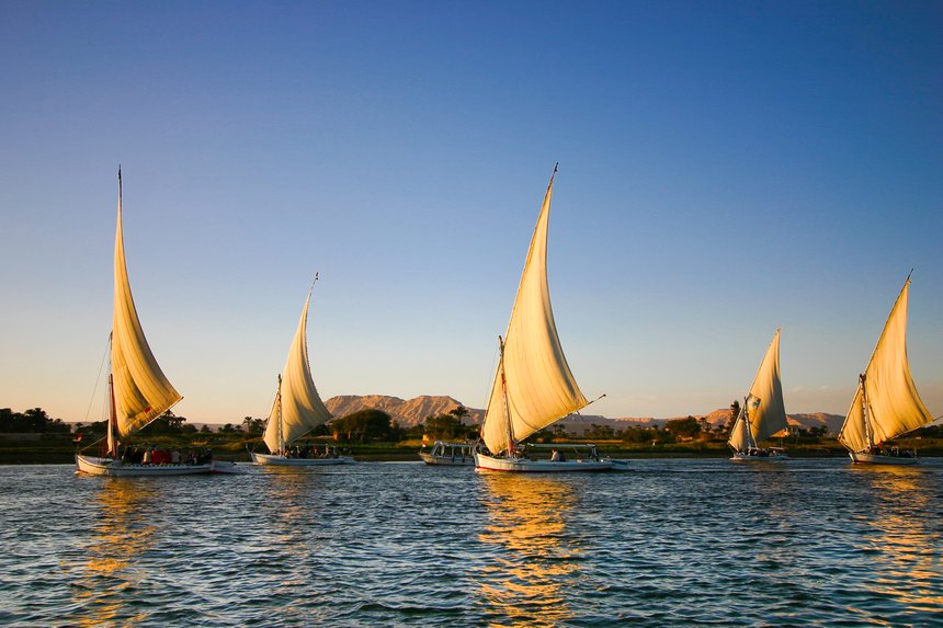 felucca on the Nile River