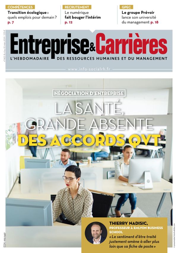 Couverture magazine Entreprise et carrières n° 1422