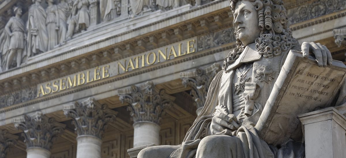 AssemblÃ©e nationale franÃ§aise Statue de Henri FranÃ§ois d'Aguessau