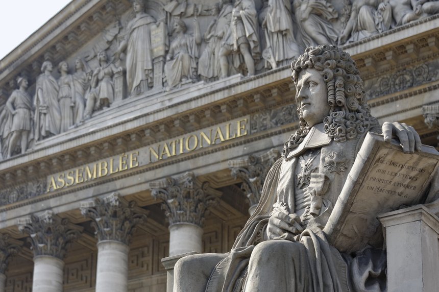 AssemblÃ©e nationale franÃ§aise Statue de Henri FranÃ§ois d'Aguessau