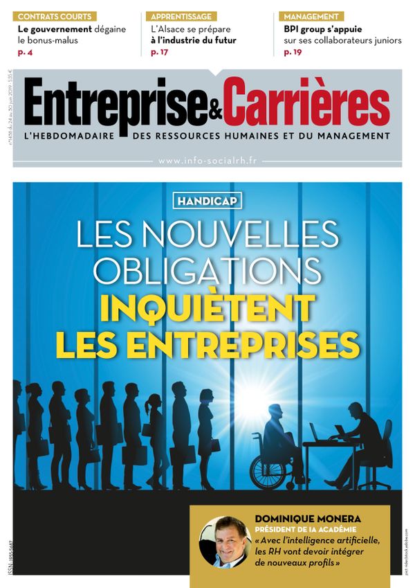 Couverture magazine Entreprise et carrières n° 1438