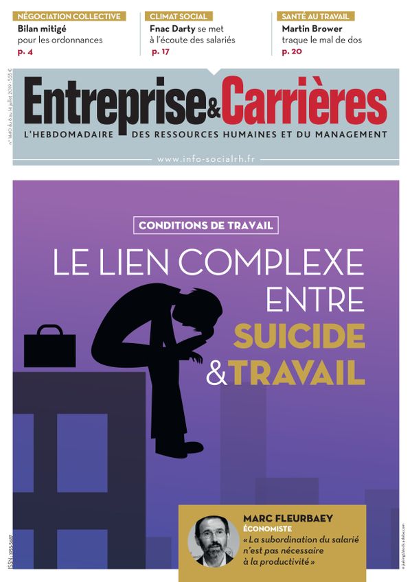 Couverture magazine Entreprise et carrières n° 1440