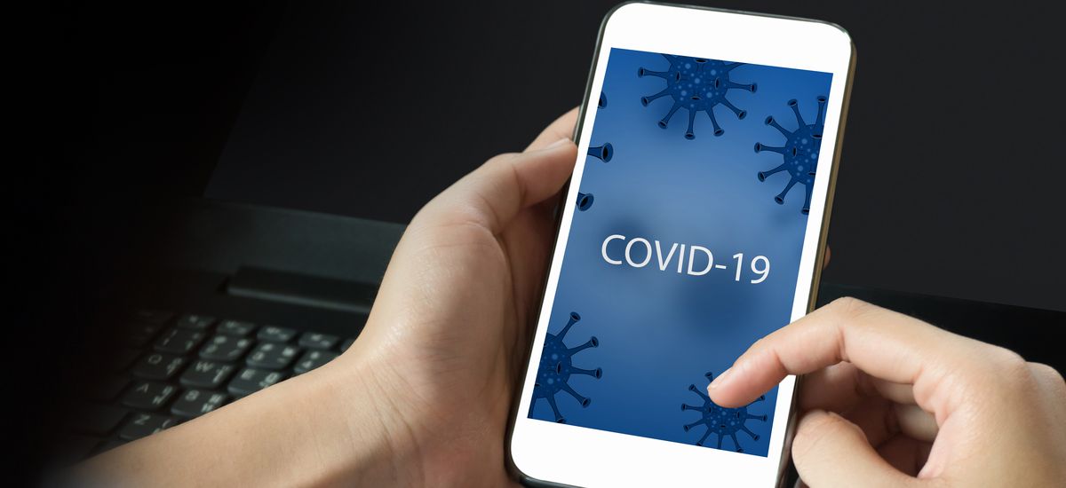 Stay home save lives Pandemic Coronavirus 2019 or Covid-19 social media campaign background concept. Mockup phone.