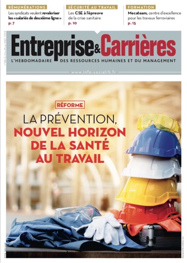 Couverture magazine Entreprise et carrières n° 1486