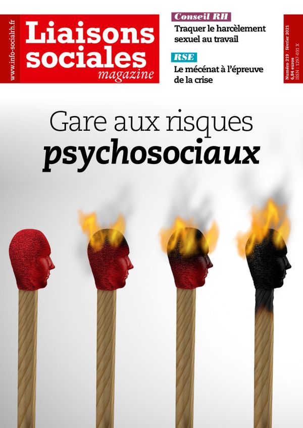 Couverture magazine Liaisons sociales magazine n° 219