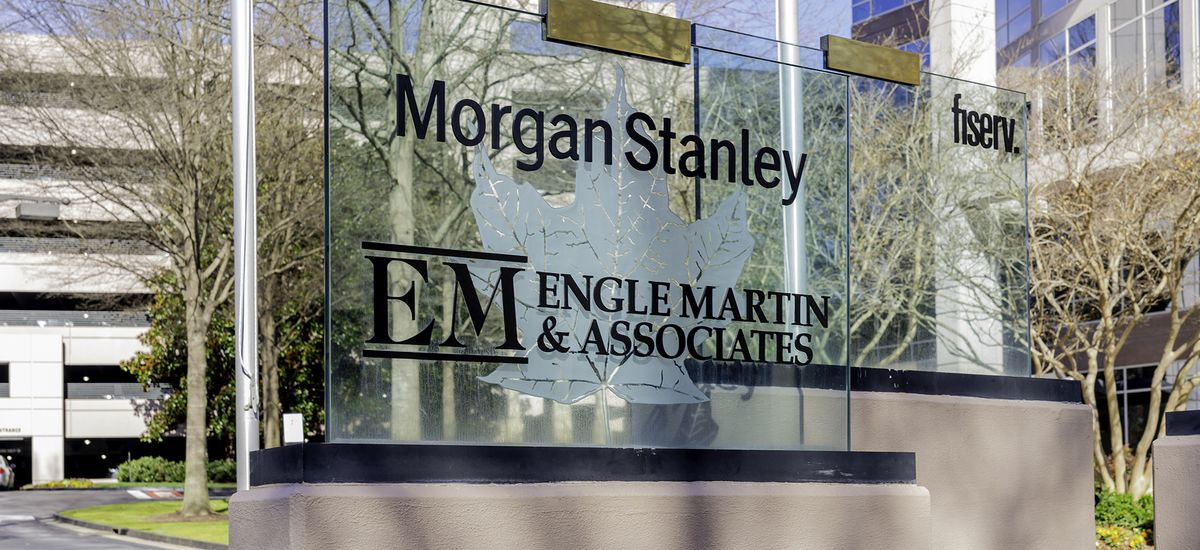 Atlanta, Georgia, USA - January 16, 2020: Morgan Stanley sign at