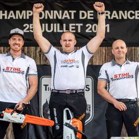 Stihl Timbersports : Pierre Puybaret, Champion de France 2021