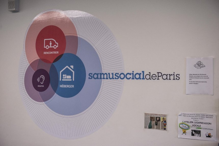 FRANCE-PARIS-SAMU SOCIAL-ACCUEIL-SANS ABRI