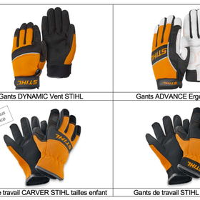 Stihl rappelle des gants de protection et de travail