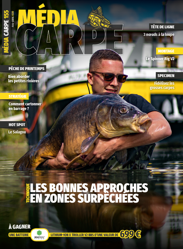Couverture magazine Média Carpe 155 - mai-juin 2020
