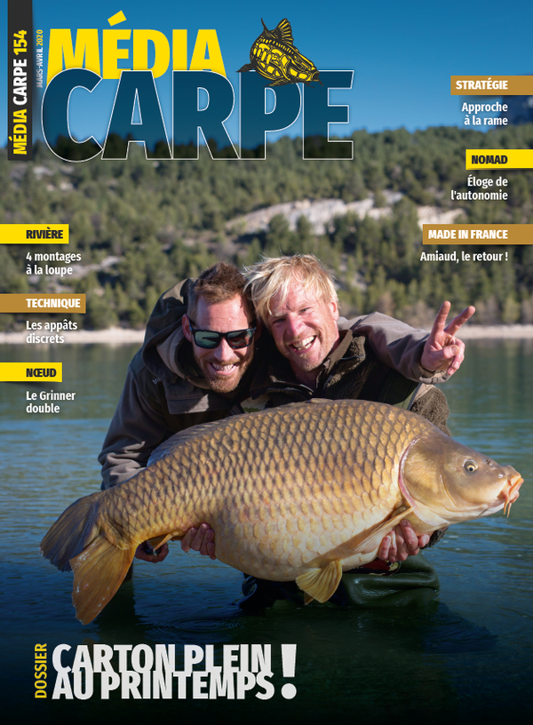 Couverture magazine Média Carpe 154 - mars-avril 2020