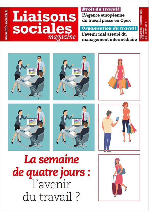 Couverture magazine Liaisons sociales magazine n° 227
