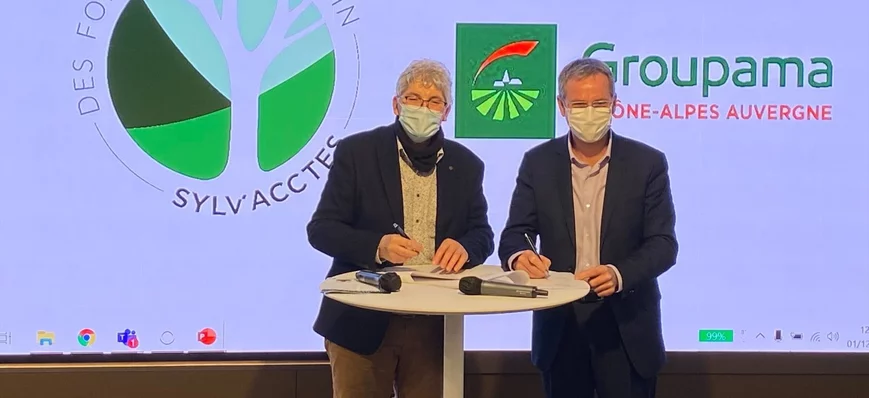 Signature d'un partenariat Sylv'Acctes - Groupama