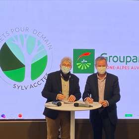 Signature d'un partenariat Sylv'Acctes - Groupama