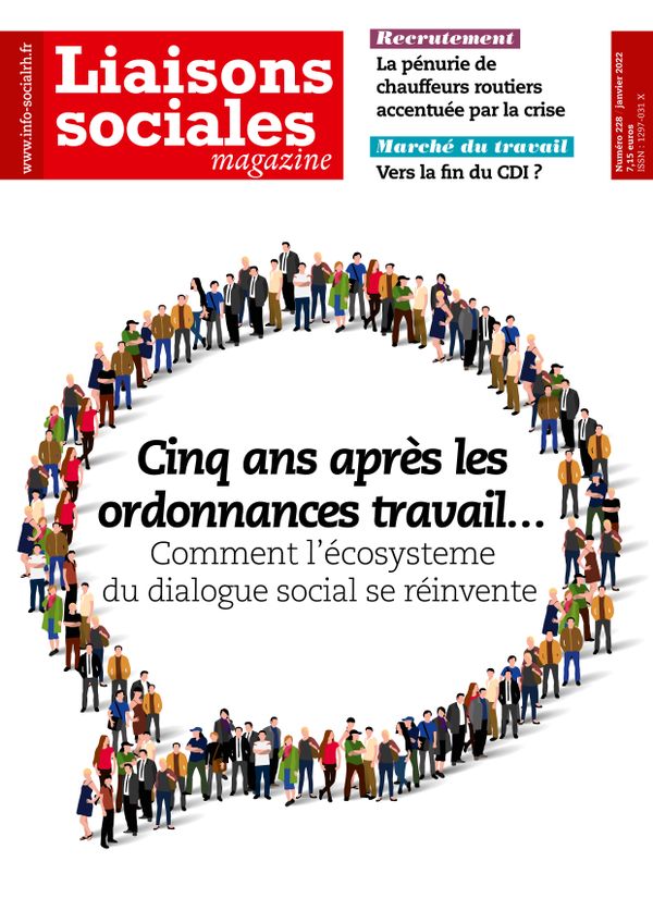 Couverture magazine Liaisons sociales magazine n° 228