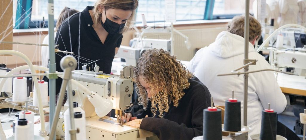 FRANCE-BTEC CLASS, FASHION AND CLOTHING TRADES IN POITIERS