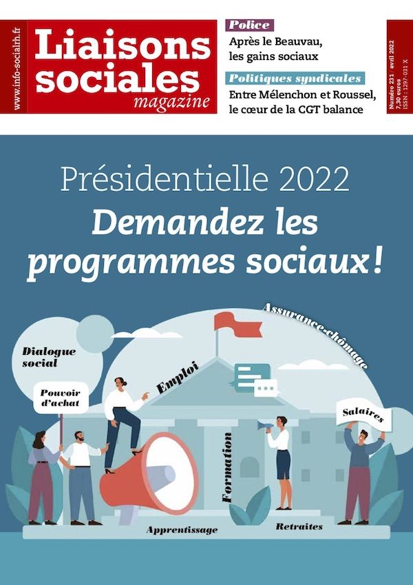 Couverture magazine Liaisons sociales magazine n° 231