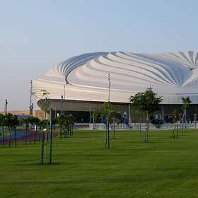 Al Janoub stadium Al Wakrah Qatar. This stadium is the second am