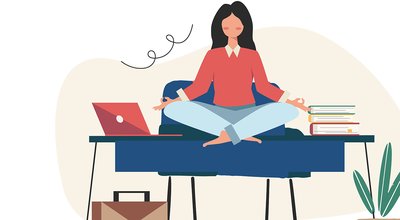 Meditation during working hours for body mind and emotions