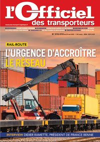 Couverture magazine officiel des transporteurs n° 3112-3113