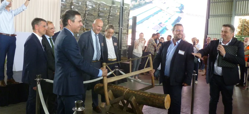 Poujoulat a inauguré sa 3e usine de bois bûche en 