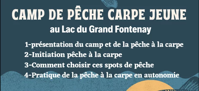 Un camp de pêche pour les jeunes dans le Loiret