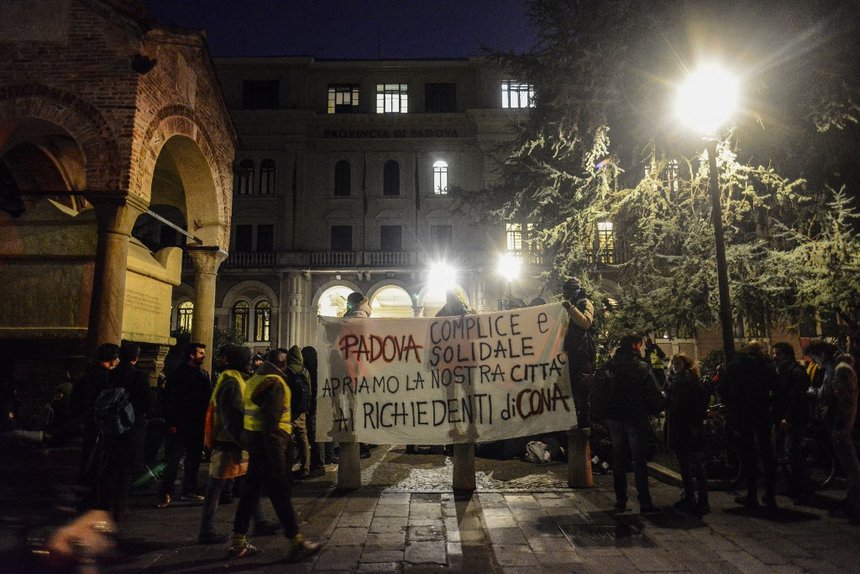 ITALY-MIGRANTS-PROTEST