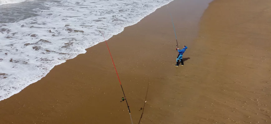 Cinq arrachés coniques pour la pêche en surf