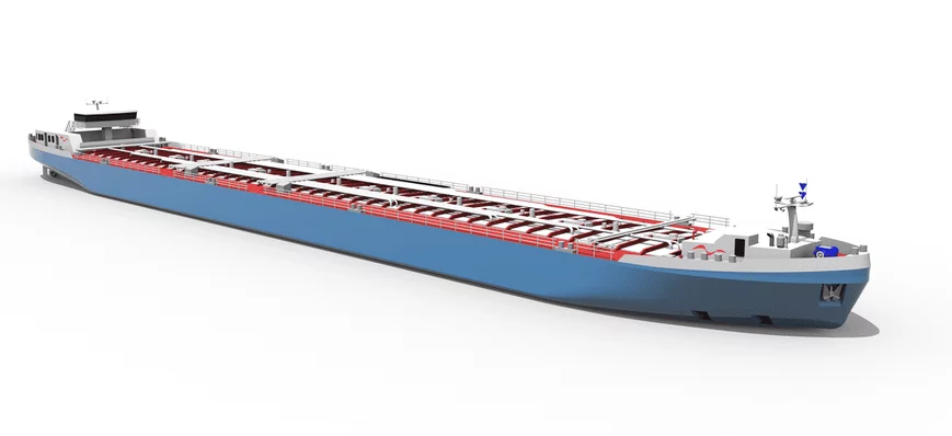 BASF développe un bateau-citerne adapté aux basses