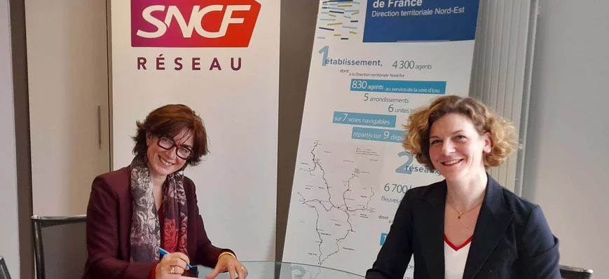 VNF Nord Est a signé sa convention de partenariat 