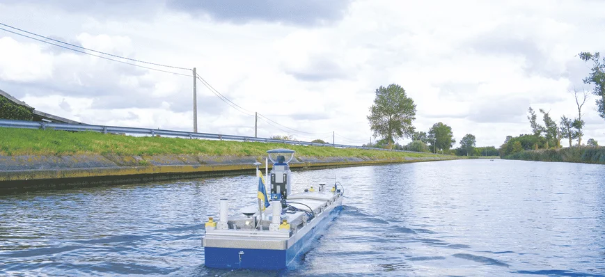 Un projet de barge autonome, sans équipage en Wall