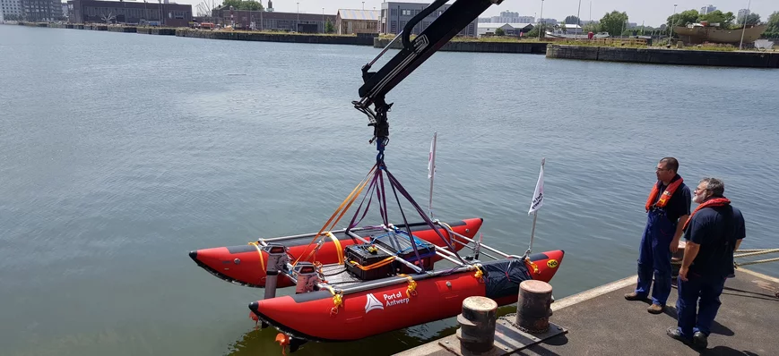Un bateau sondeur autonome pour le port d’Anvers