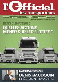 Couverture magazine officiel des transporteurs n° 3135