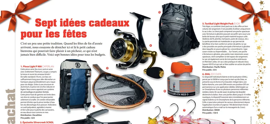 Noël : sept idées cadeaux pour les pêcheurs