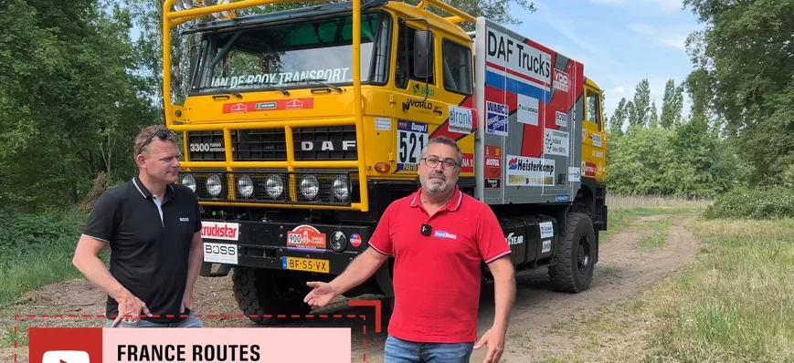 Vidéo : essai du camion Daf De Rooy Dakar bimoteur