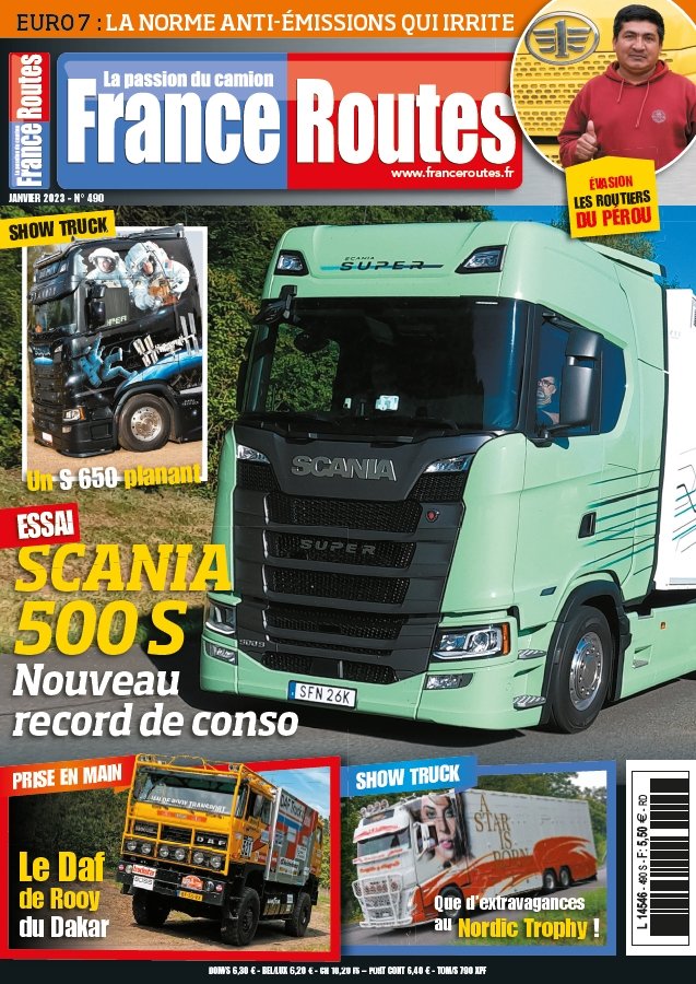 Essai camion : Scania 500 S Super - FranceRoutes