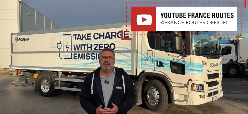 Vidéo : essai du camion électrique Scania 25 P