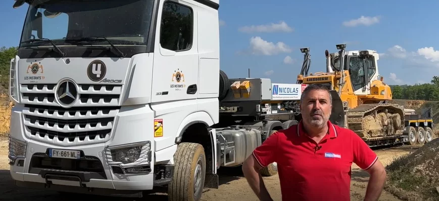 Vidéo : Essai d'un camion Mercedes Arocs 3363 exce