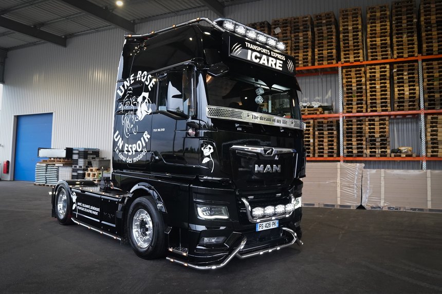 24H Camions : le MAN new TGX des Transports express Icare - FranceRoutes