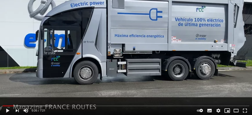 Vidéo : essai FranceRoutes d'un camion électrique 