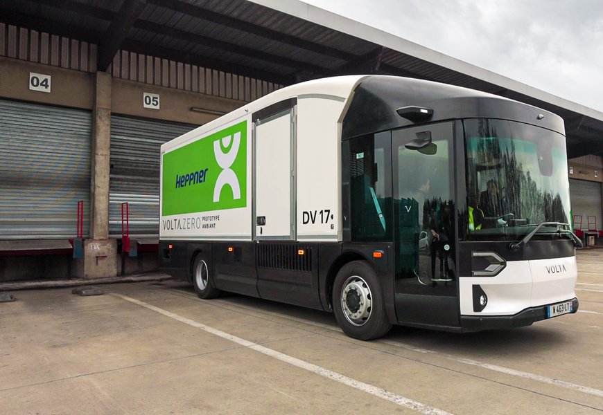 Le groupe Heppner 16 camions électriques Volta Trucks