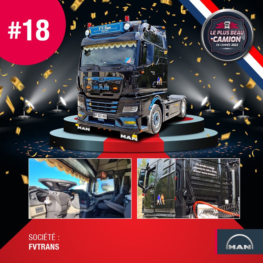 Concours du plus beau camion décoré par Renault Trucks