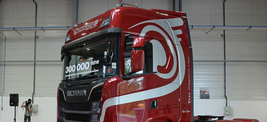 Scania Production Angers a livré son 300 000e cami
