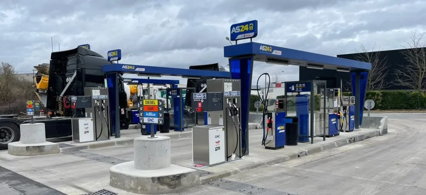 AS24 a ouvert une nouvelle station GNV à Mitry-Mor