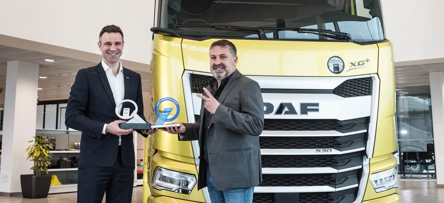 Daf Trucks France a reçu le trophée Camion de l'an